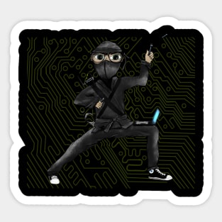 Cyber Ninja Sticker